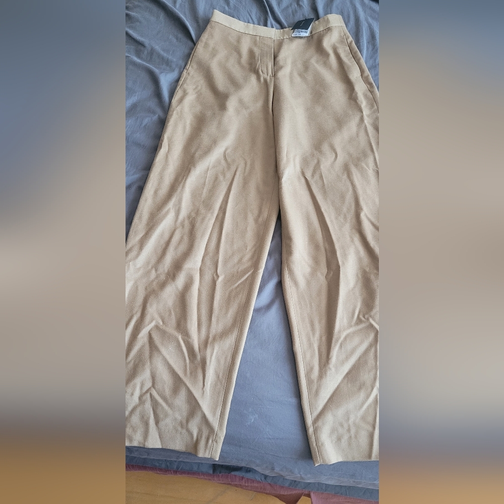 Massimo Dutti Tan Trousers